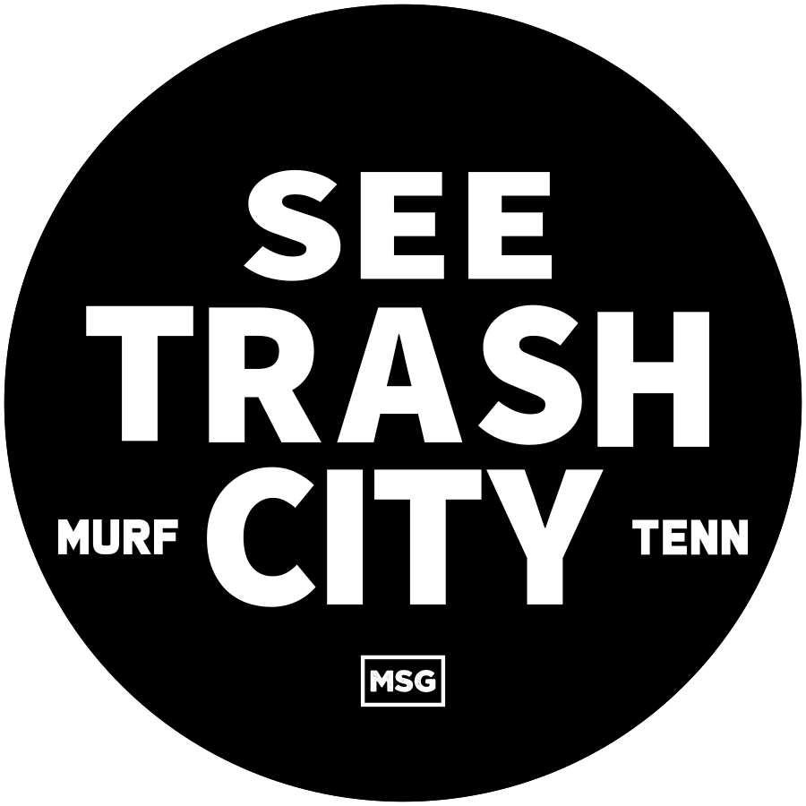 See Trash City Sticker