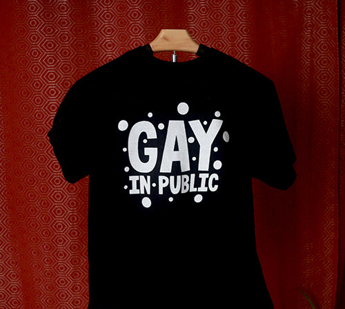 Gay in Public Shirt Black