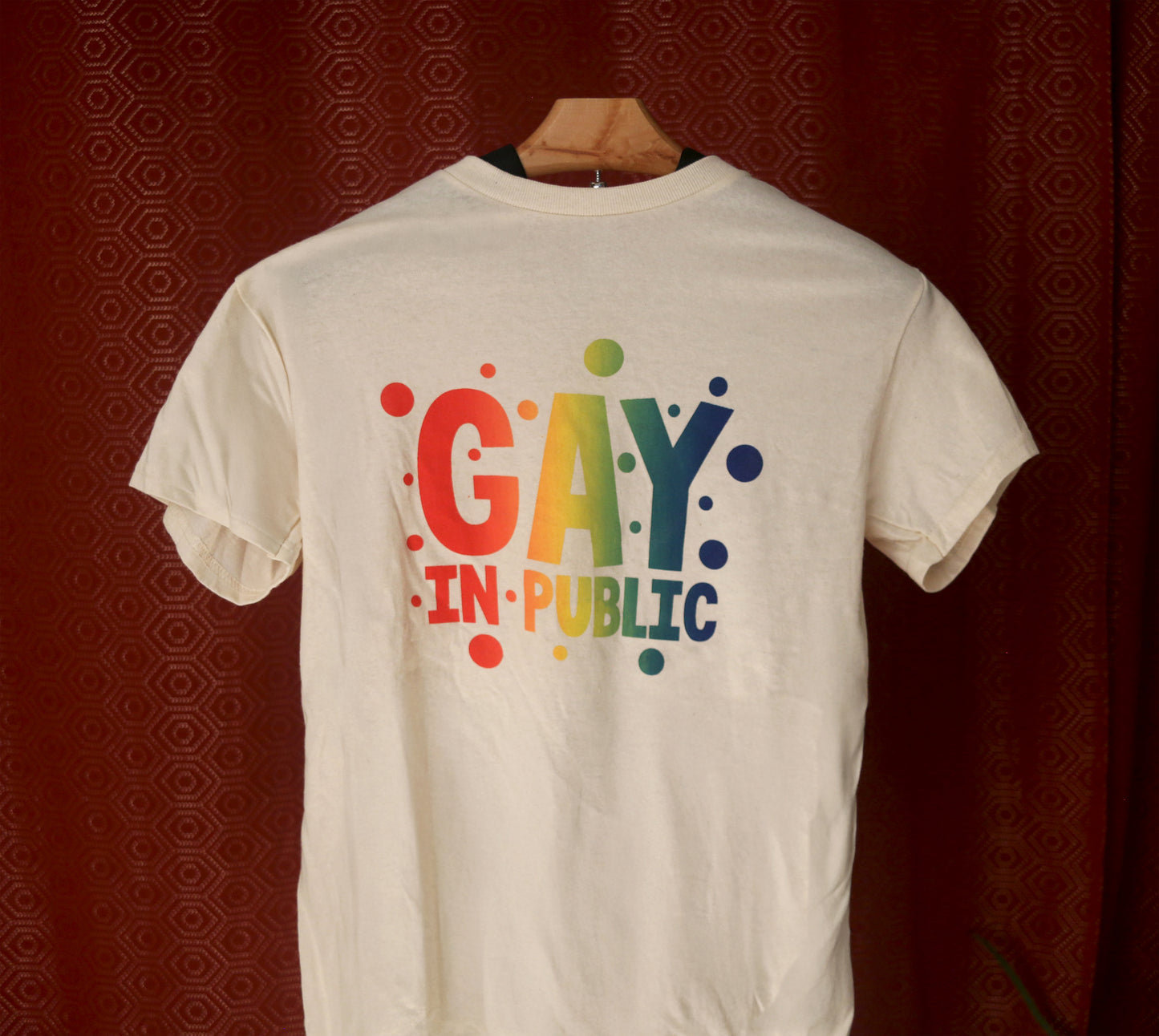 Gay in Public Shirt Rainbow Print