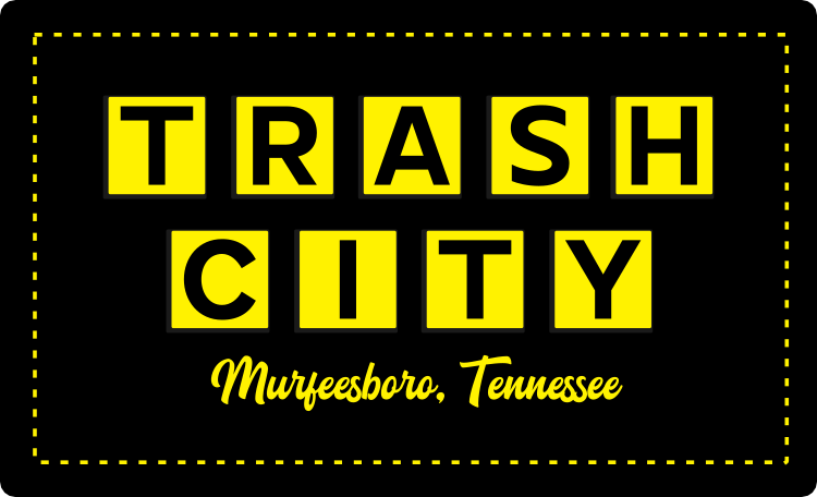 Trash City Waffle House Sticker