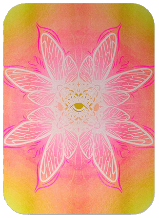 Cicada Holographic Glitter Sticker